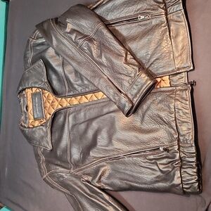 Marc New York Leather Flight Jacket